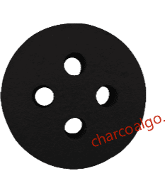 50mm 빠른 연소 4구멍 블랙 숯 AA501-SBQ